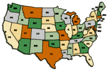 Map of the United States
